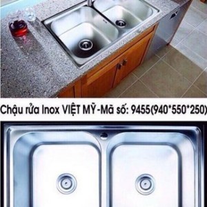 Chậu rửa chén Việt Mỹ 9455