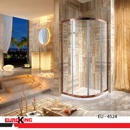 Phòng tắm vách kính Euroking EU 4524 90x90, 100x100