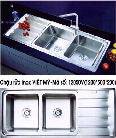 Chậu rửa chén Việt Mỹ 12050V