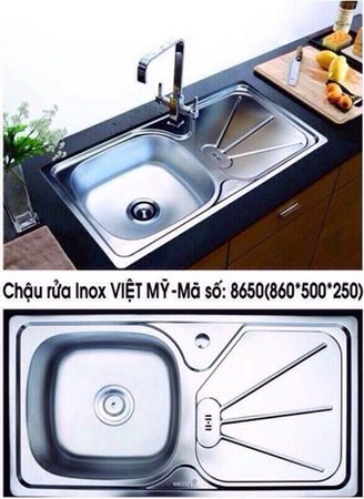 Chậu rửa chén Việt mỹ 8650