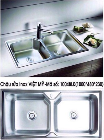 Chậu rửa chén Việt Mỹ 10048LK